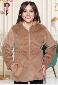 Resim CANDYSBEBE Kız çocuk peluş hırka 
