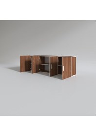 Resim Kenzlife hazır mutfak silvanus cvz 060*180*22 mutfak banyo dolabı kapaklı raflı 