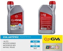 Resim Antifriz 1 Lt -56 C Kırmızı Long Life Koli 12 Ad Organık 