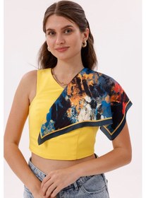 Resim Desenli Fular Bandana Estacraft Renkli 