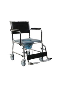 Resim We Chem Witra Tekerlekli Katlanır Klozetli Banyo Sandalyesi 