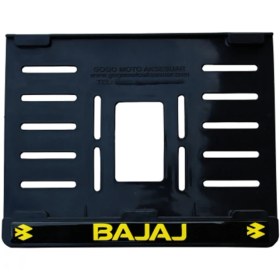 Resim Bajaj 1 Plastik Kırılmaz Motosiklet Plakalık 