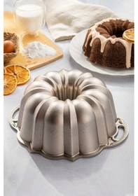 Resim Emsan Golden Year Döküm Kek Kalıbı 25 Cm Gold 