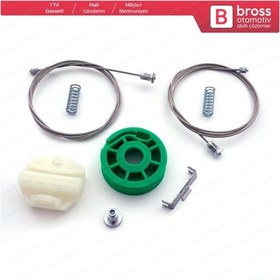 Resim Mercedes E W124 S124 1986-1995 4/5 Kapı İçin Arka Cam Kriko Seti 