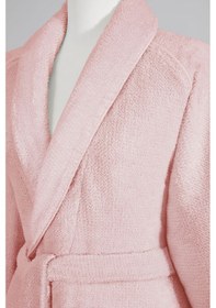 Resim Sadem Organik Pine Şal Yaka Bornoz Açık Pembe 