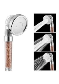 Resim Buffer %50 Su Tasarruflu Ve Arıtmalı Doğal Taşlı Banyo El Duş Başlığı Çok Renkli 