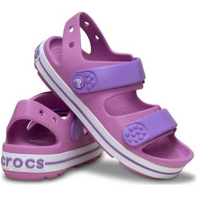 Resim Crocs 209423-6wq Crocband Cruıser Sandal Çocuk Spor Terlik Sandalet Mor 