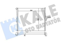 Resim KALE 354500 | Radyatör 04-X3 (E83) 