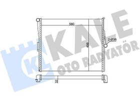 Resim KALE 354500 | Radyatör 04-X3 (E83) 