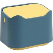 Resim Mini Taşınabilir Ofis Araba Atık Kutusu - Sarı Masa Çöp Kutusu, Çevre Dostu İç Mekan Çöp Konteyneri - Kaiyi 