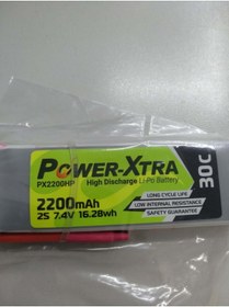 Resim POWER-XTRA Px2200hp 2s 7.4v 16.28wh 2200 Mah 30c Li-polimer Pil 