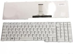 Resim Toshiba Qosmio F755-3D290 ile Uyumlu Klavye Gümüş Türkçe Gri 