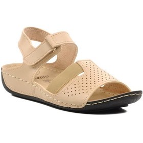 Resim Ayakmod 16.047 Bej Kadın Sandalet 001 