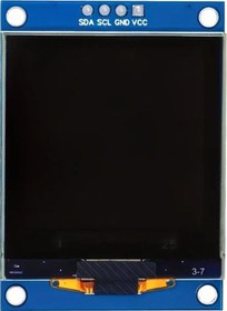 Resim Dashanshop 1.5 Inç 128x128 Sh1107 Iıc Oled Ekran Modülü 4 Pinli Raspberry Pi Arduino Stm32 