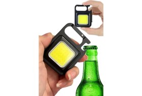 Resim MCM Group Işıldak USB Şarjlı Cep El Feneri Taşınabilir Mini LED Işık Çok Fonksiyonlu 