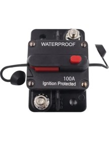 Resim waterproof 100 Amper DC Otomatik Sigorta Su Geçirmez Özellikli Güçlü Koruma 