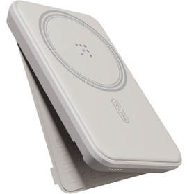 Resim VOLTME Bej Magpak 5000mah Magsafe Kablosuz Powerbank- 22.5w 