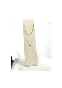 Resim Yerli Üretim Moscow Model Keten Kumaş Hasır Renk 40/10 Cm Ayaklı Takı Sergileme Standı Çok Renkli 