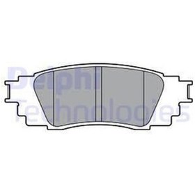 Resim DELPHI LP3379 Fren Balatası Arka Toyota Uyumlu: Ch-R 1.2 1.2 4Wd 1.8 Hybrid 
