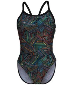 Resim Arena Overview Swimsuit Challeng Kadın Siyah Yüzücü Mayosu 006636550 