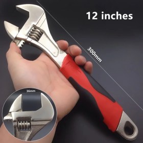 Resim Kayasan Kurbağacık Ingiliz Anahtarı 300 mm 12 Inc 1 Adet 