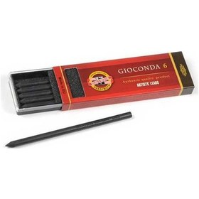 Resim Koh-I Noor 5.6 MM Portmin Ucu Negro Black 6'lı Kutu N11.169 