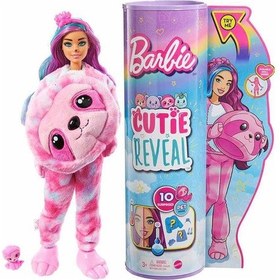Resim Barbie Cutie Reveal Bebekler Seri 2 - Çiçekli Tembel Hayvan 