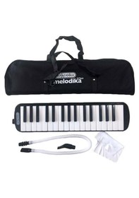 Resim Helvacıoğlu Melodika 32 Tuşlu Bez Çantalı Siyah 