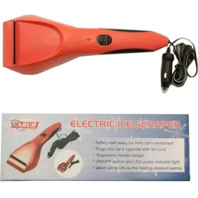 Resim Carub Buz Kazıyıcısı Kırmızı Elektrikli 24V 