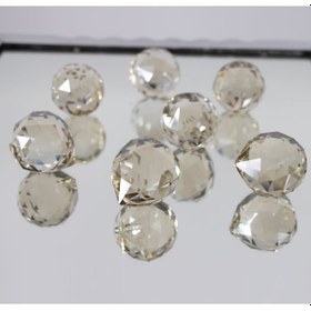 Resim Top Taş 40 Mm ,Avize Taşı,Avize Camı Bal-Şampanya 