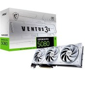 Resim MSI VGA GEFORCE RTX 5080 16G VENTUS 3X OC WHITE RTX5080 16GB GDRR7 256 B DX12 PCIE 5.0 X16 (3XDP 1XHDMI) 