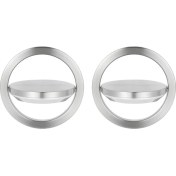 Resim Benagee 2x Mutfak Kapaklı Kapak Paslanmaz Çelik Gömme Gömme Dahili Denge Kapaklı Kapak Çöp Kutusu Çöp Tenekesi Çöp Kapağı (Yurt Dışından) 