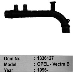 Resim Genel Markalar Autoparct Auto T901336127 Su Tevzi Borusu Vectra B X16-xel Opel 