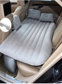 Resim Elioure Ce Universal Uyumlu 4in1 Araç Içi Şişme Yatak 2 Yastık Şişirme Kompresör Full Set 