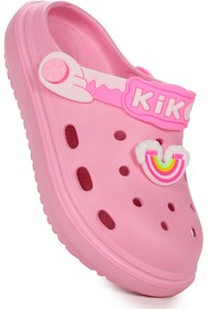 Resim Kiko Kids Printed Eva Plaj Havuz Okul Kreş Kız Çocuk Terlik 