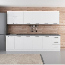 Resim Minar 285 Cm Mutfak Dolabı Beyaz 285-B1 Beyaz 
