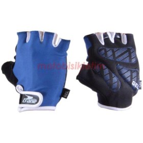 Resim CRANE R-34 Jelli Pad Kısa Parmak Kesik Eldiven [kır/mav] Xs Beden 