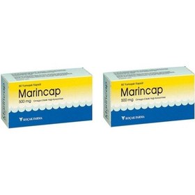 Resim Marincor Omega-3 500 Mg 60 Kapsül Balık Yağı 2 Adet 