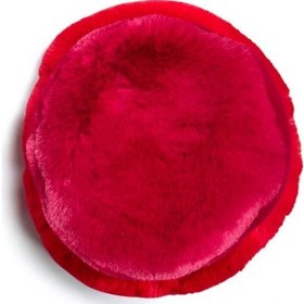 Resim Me-vo Kadın Kırmızı Peluş Kürk Bucket Şapka, Yumuşak Kışlık Şapka Kırmızı 