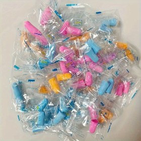 Resim 20 Çift/40 Adet Karışık Renk Bireysel Paketlenmiş Süngerler, Kulaklar İçin Uygun, Yumuşak ve Yavaş Bounce, Rahat ve Ucuz, Nefes Almayı, Seyahat Etmeyi, Havaalanını, Uyku Yapmayı, Çalışmayı, Öğle Yemeği Yapmayı 