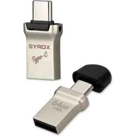 Resim Syrox UTC64 Type-C ve USB 2.0 USB Flash Bellek 64GB 