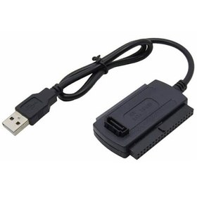 Resim Usb Ide Sata Çevirici Dönüştürücü Hdd Cd/Dvd-Rom Harddisk Kablosu 