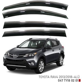 Resim Toyota Uyumlu Rav-4 Kromlu Cam Rüzgarlığı Niken 2013-2018 Arası 