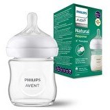 Resim Philips Avent SCY930/01 Doğal Tepkili 0 Ay Cam Biberon 120 ML 