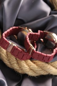 Resim ÇENÇEN Unisex Model Silikon Kordon " Çift Saat"/ " Sevgili Saatleri " Kol Saati 