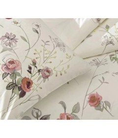 Resim MCM Group Taç Çift Kişilik Ranforce Nevresim Takımı Kiara Ekru 