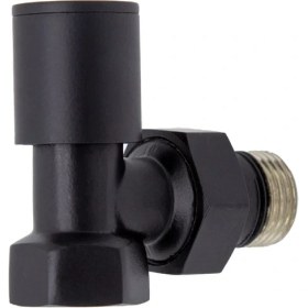 Resim Edp 1/2" Antrasit Dekoratif Köşe Radyatör Vanası 