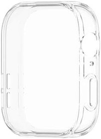 Resim Huawei Watch Fit 3 ile Uyumlu Kasa ve Ekran Koruyucu 360 Tam Koruma Silikon Kılıf (Şeffaf) 