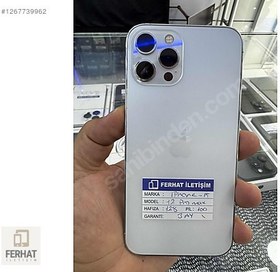 Resim Apple iPhone 12 Pro Max İkinci El TR | 128 GB | Gümüş 