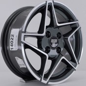 Resim R1 Wheels 14 inç 4*100 ET35 Füme Jant Takımı (J-1357) 